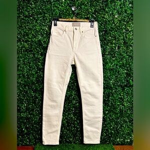 EVERLANE White Ankle Jeans Size 25 High Rise Anthropologie